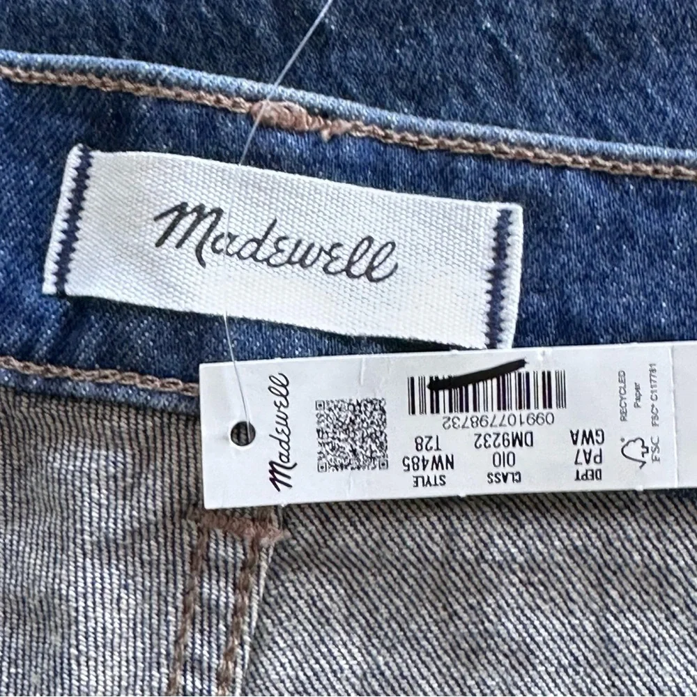 NEW MADEWELL The Tall Longline Straight Jean‎ in Greendale Wash Size 28 T (Tall)